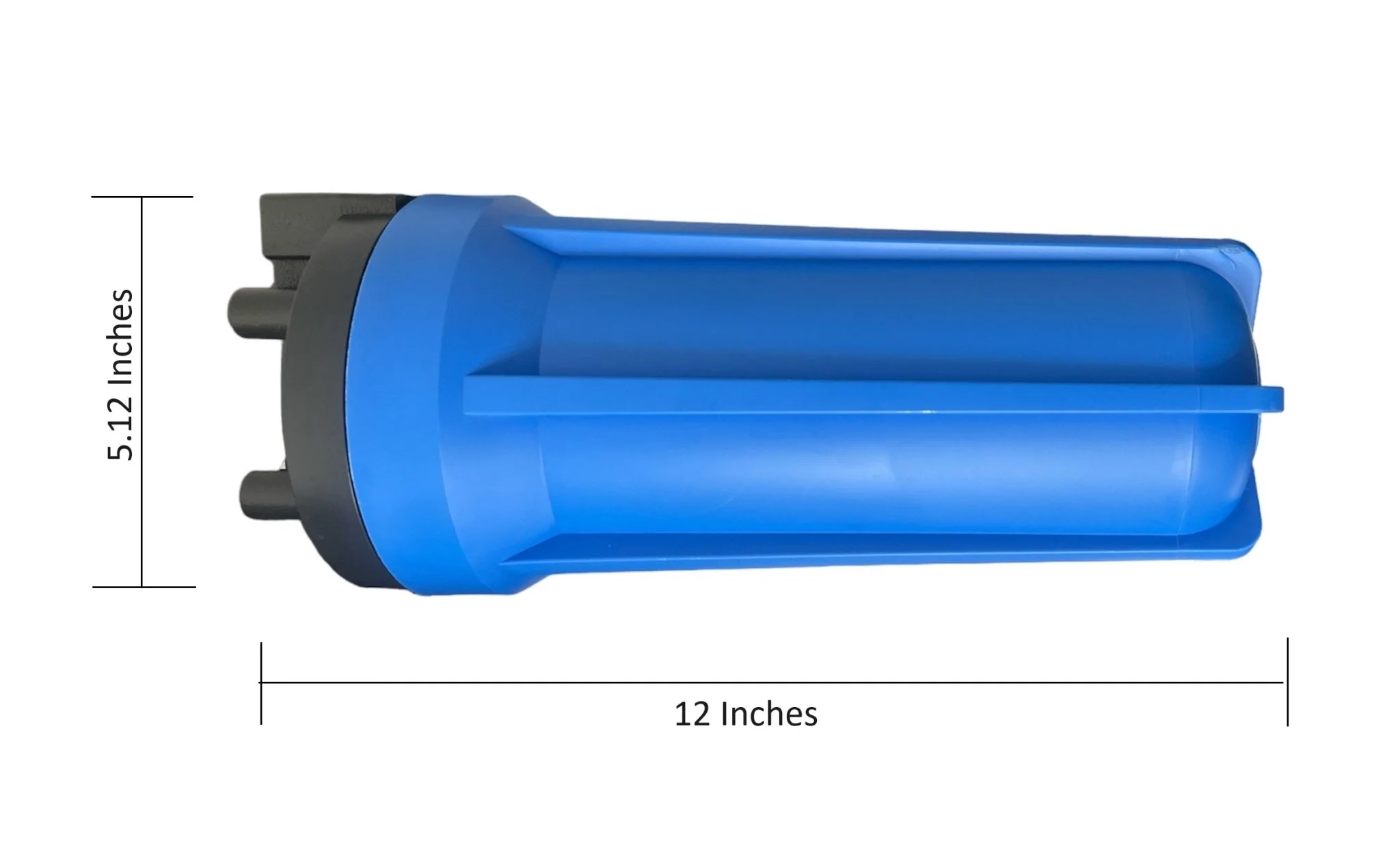 PureT (B891-BK34-PR) 10" w- PR Commercial Heavy Duty Filter Housing 3-4"NPT Black-Blue - Image 3