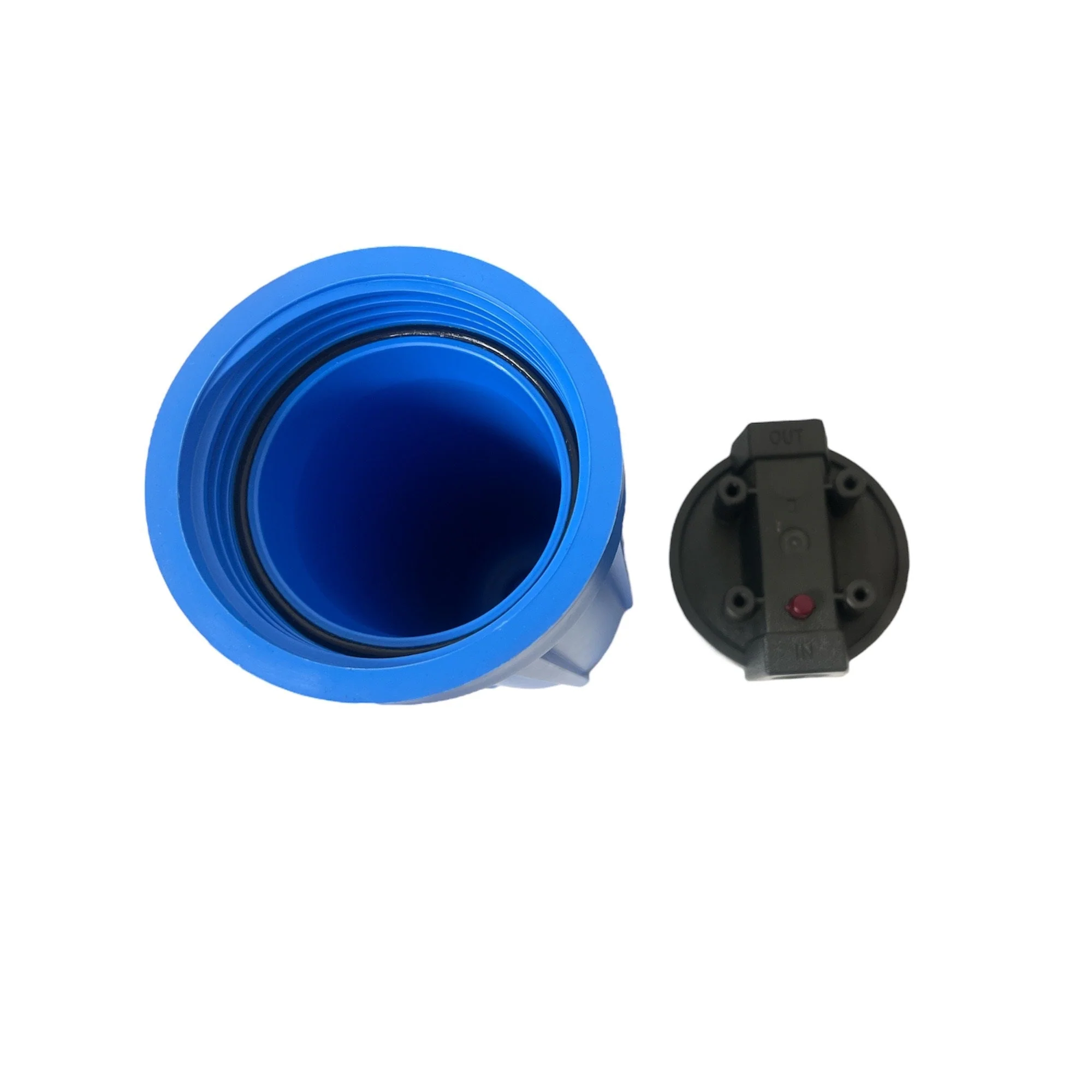 PureT (B891-BK34-PR) 10" w- PR Commercial Heavy Duty Filter Housing 3-4"NPT Black-Blue - Image 9